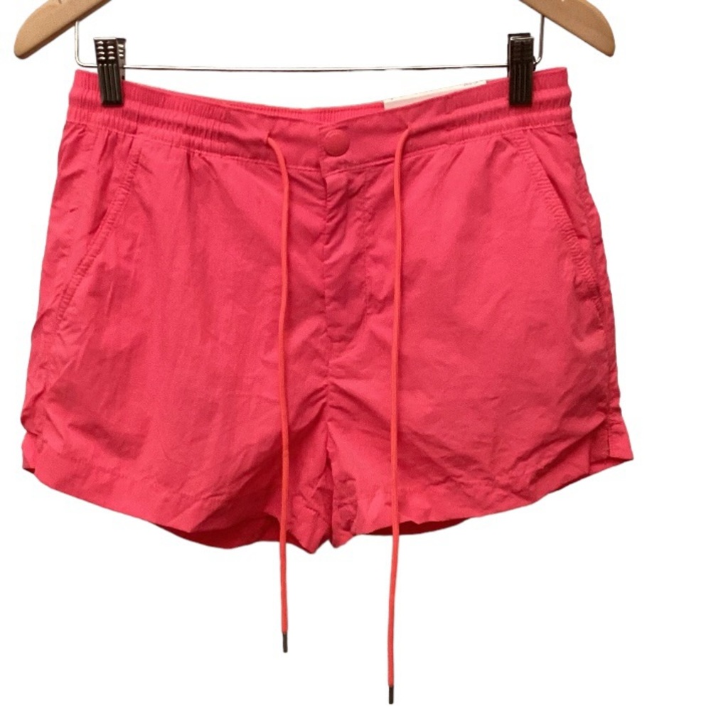 American Eagle NWT Hot Pink Nylon Women’s Running Shorts Active 90s Y2K Style - Picture 2 of 11